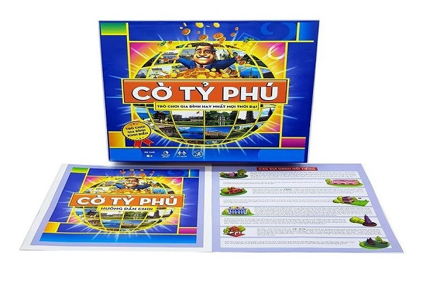 Mua boardgame Cờ tỷ phú - Sự lựa chọn giải trí đa thế hệ cho gia đình