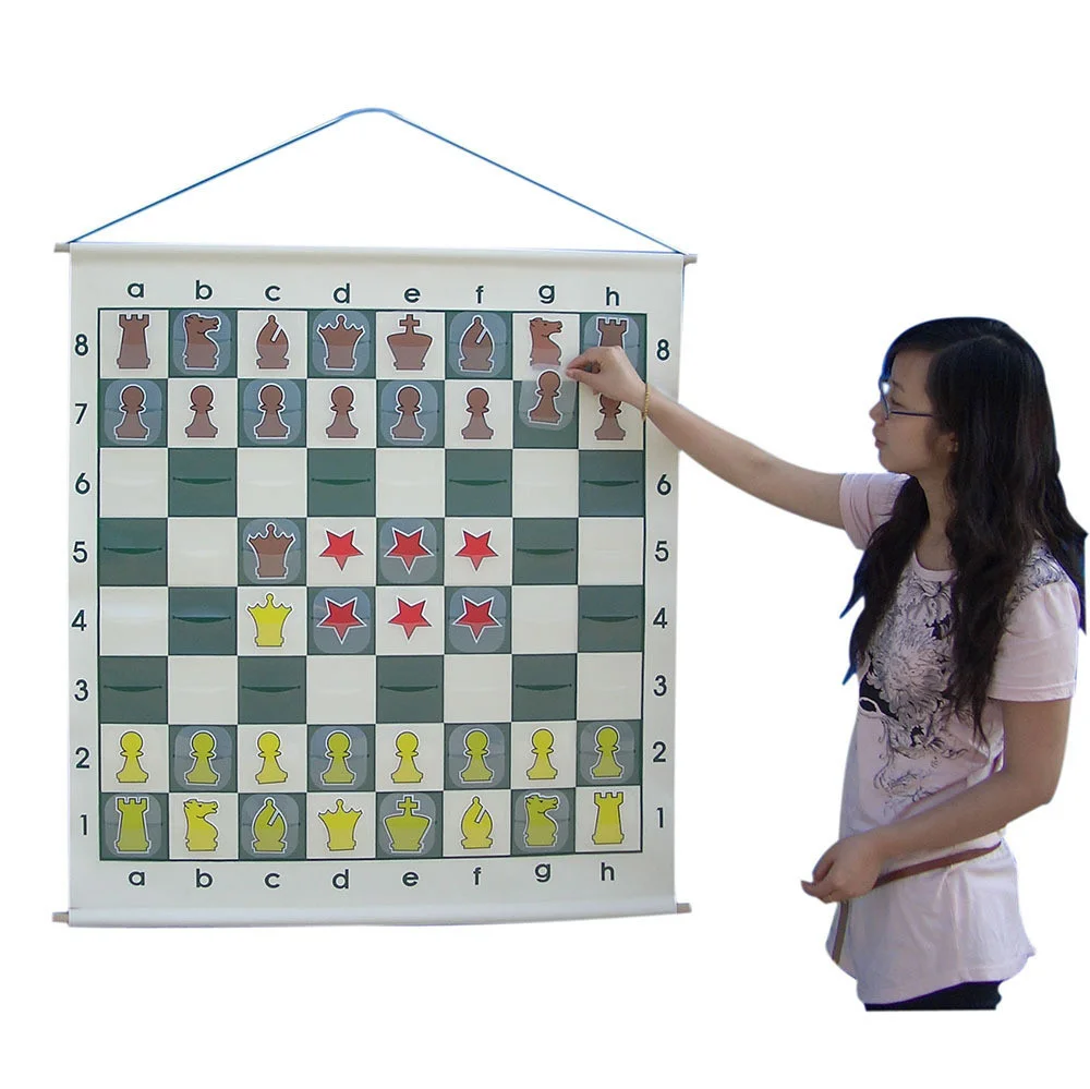 Bàn cờ vua bảng treo cho lớp học và giảng dạy
